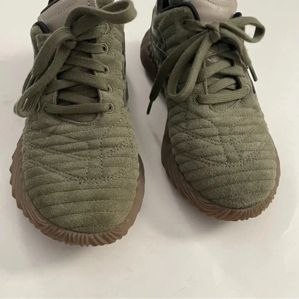 Adidas Unisex Sobakov Suede Sneaker Shoes Green